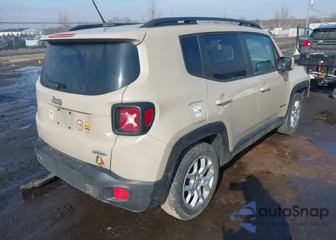 2016 Jeep Renegade Latitude from USA, damaged, VIN ZACCJABTXGPD85451